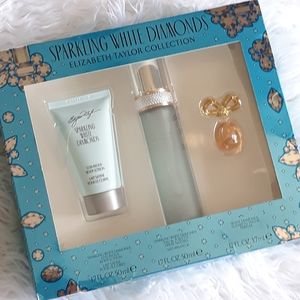 Elizabeth Taylor Gift Set White Diamonds Sparkling